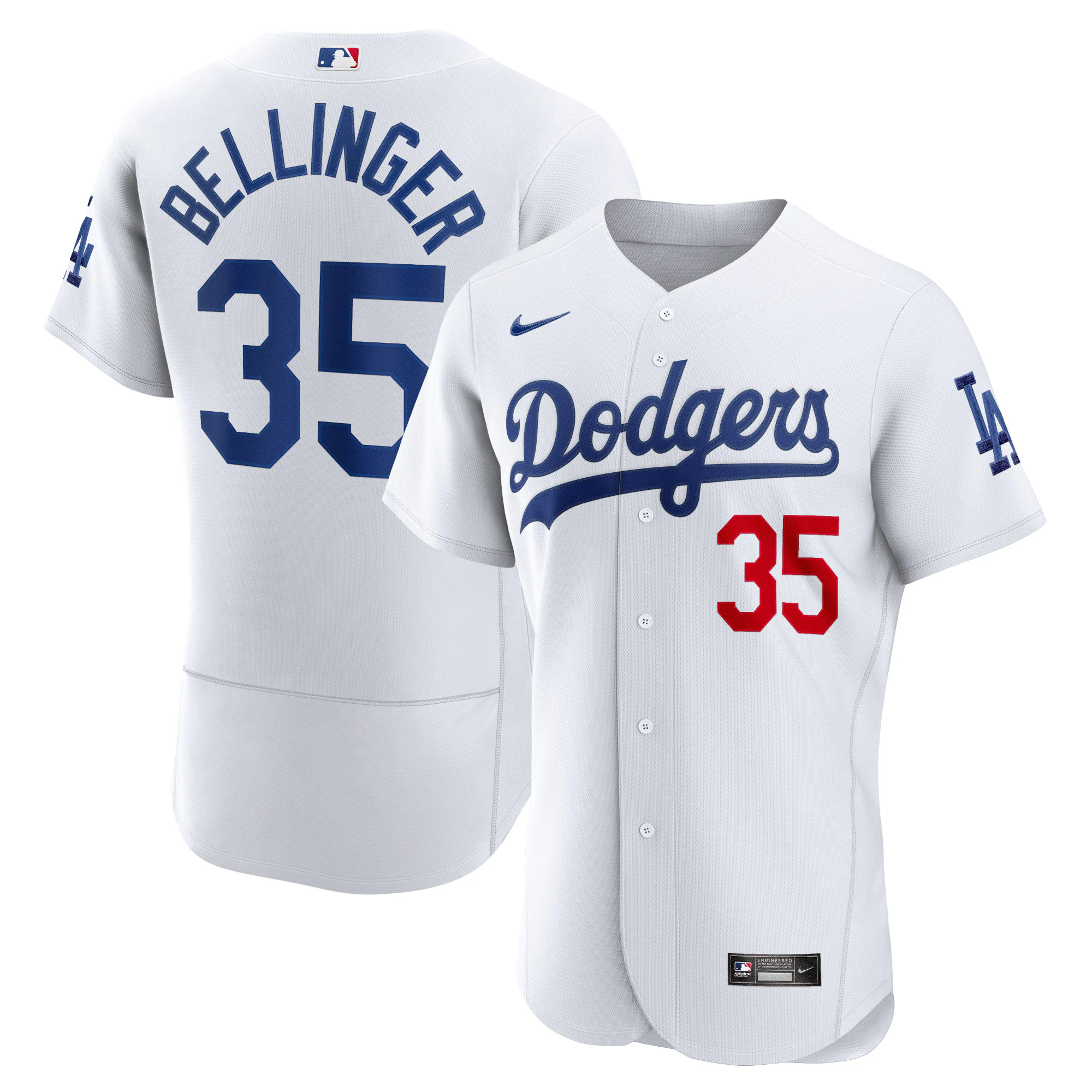 Cody Bellinger Los Angeles Dodgers Home Authentic Player Jersey – White