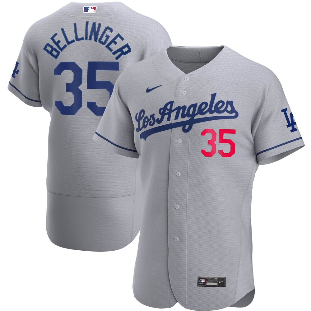Cody Bellinger Los Angeles Dodgers Road 2020 Player Jersey - Gray