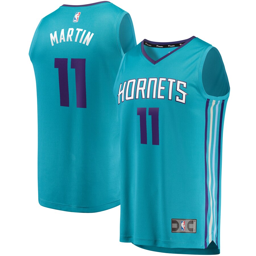Cody Martin Charlotte Hornets Fanatics Branded Fast Break Replica Player Team Jersey - Icon Edition - Teal