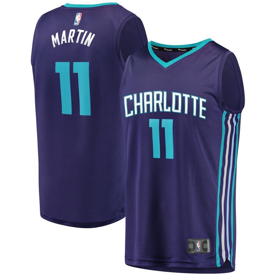 Cody Martin Charlotte Hornets Fanatics Branded Fast Break Replica Player Team Jersey – Statement Edition – Purple