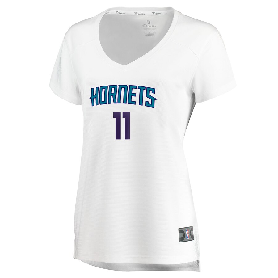 Alternative view of Cody Martin Charlotte Hornets Fanatics Branded Women's Fast Break Replica Player Jersey - Association Edition - White
