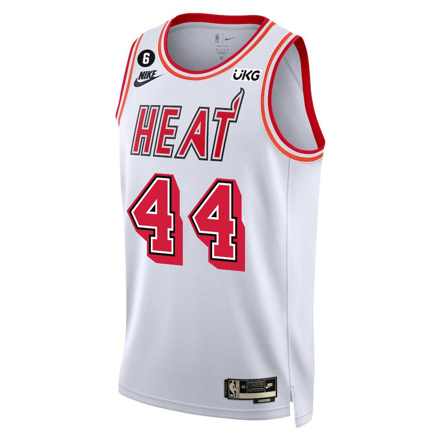 Alternative view of Cody Zeller 44 Miami Heat Final Champions 2023 Swingman Jersey - Classic Edition - White - JS399 