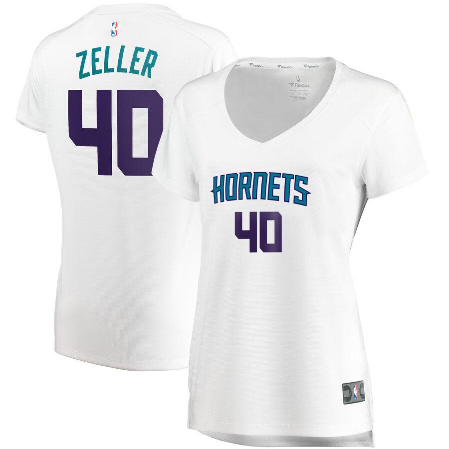 Cody Zeller Charlotte Hornets Fanatics Branded Women's Fast Break Replica Player Jersey - Association Edition - White