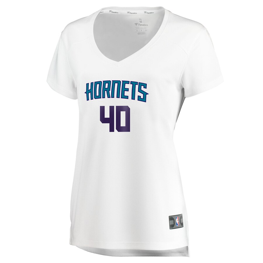 Alternative view of Cody Zeller Charlotte Hornets Fanatics Branded Women's Fast Break Replica Player Jersey - Association Edition - White