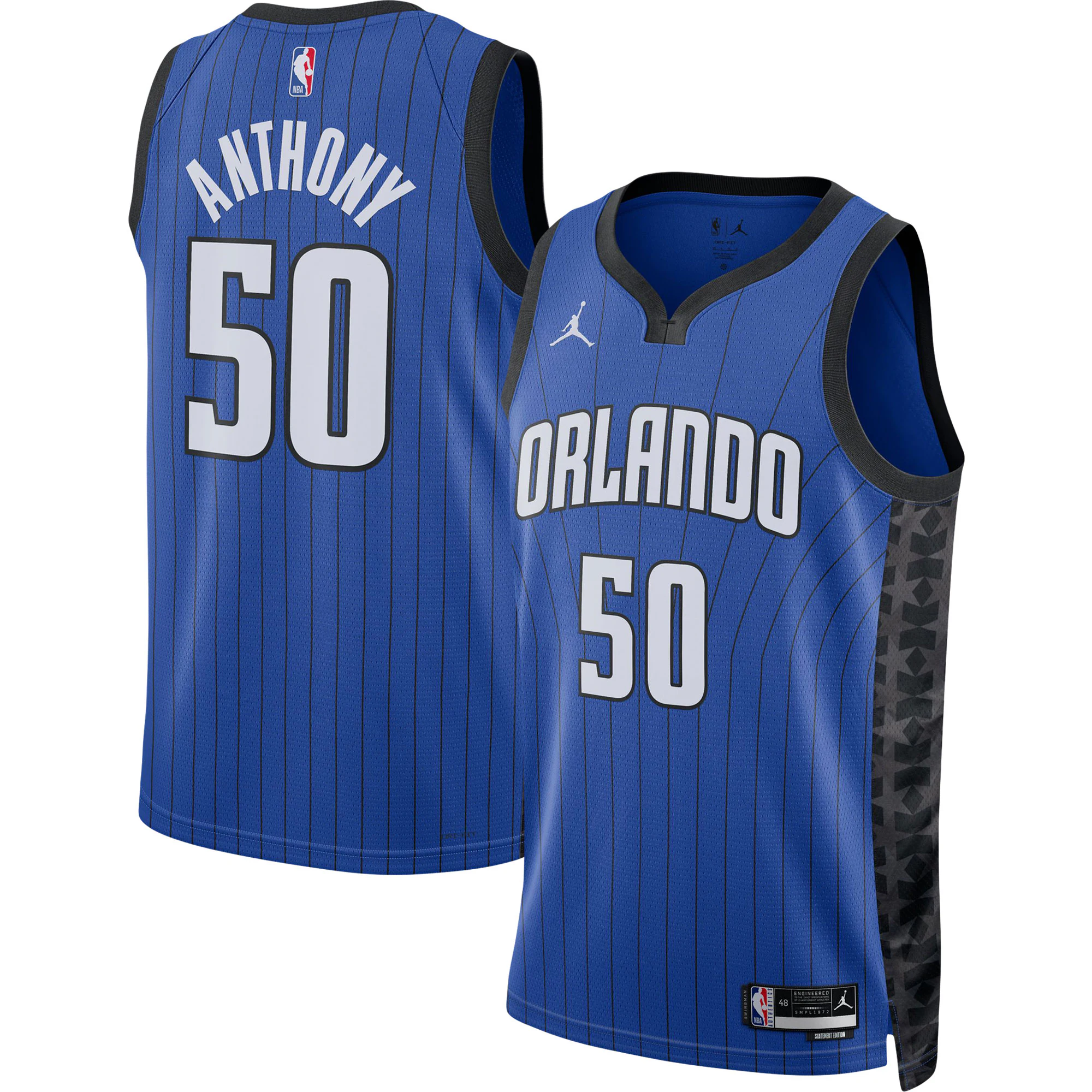 Cole Anthony 2022/23 Orlando Magic Jordan Brand Unisex Swingman Jersey - Statement Edition - Blue