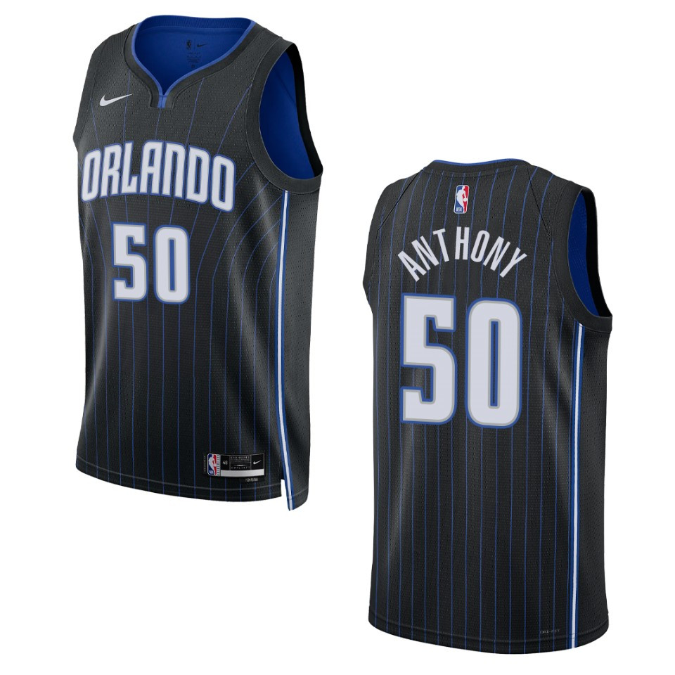 Cole Anthony Black Icon Edition 2022-23 Orlando Magic Swingman Jersey
