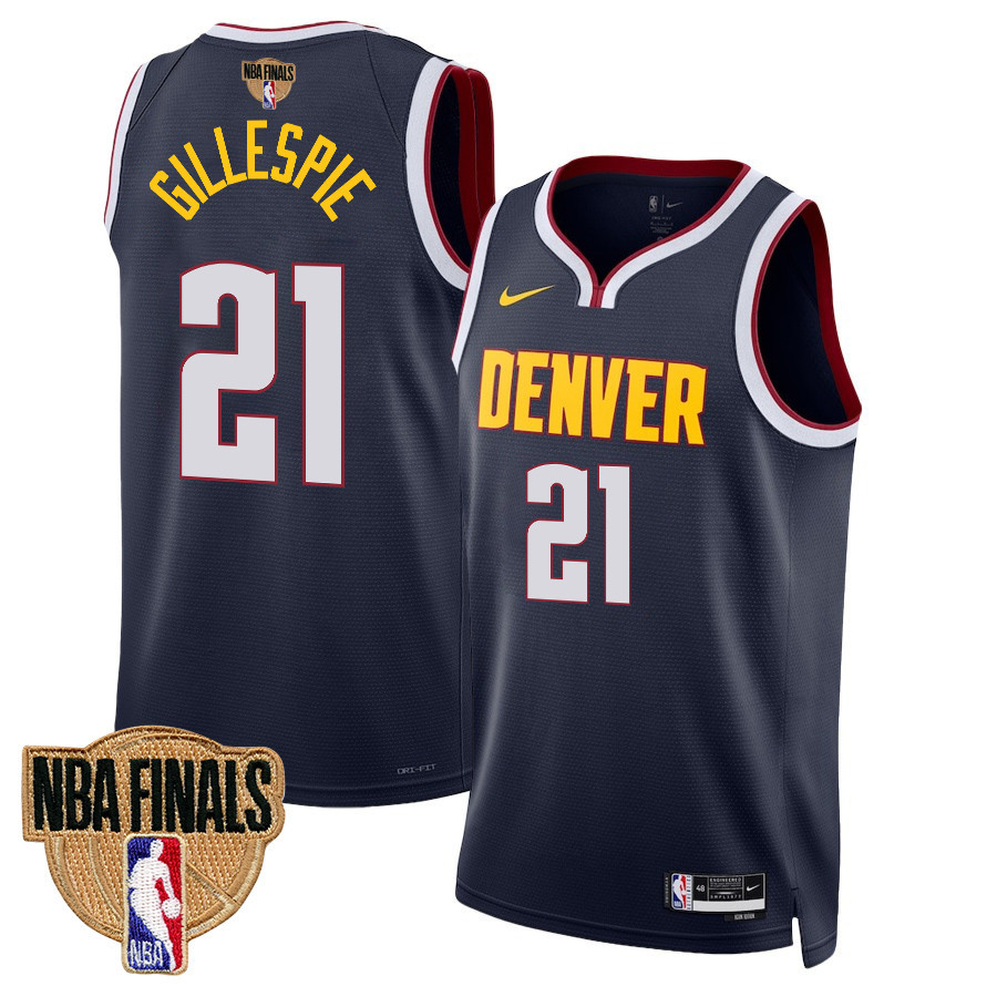 Collin Gillespie 21 Denver Nuggets Final Champions 2023 Swingman Jersey - Black - JS598 