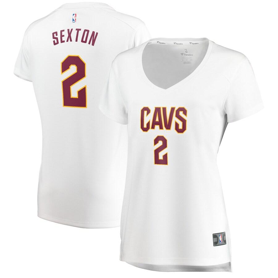 Collin Sexton Cleveland Cavaliers Fanatics Branded Women's Fast Break Replica Player Jersey - Association Edition - White
