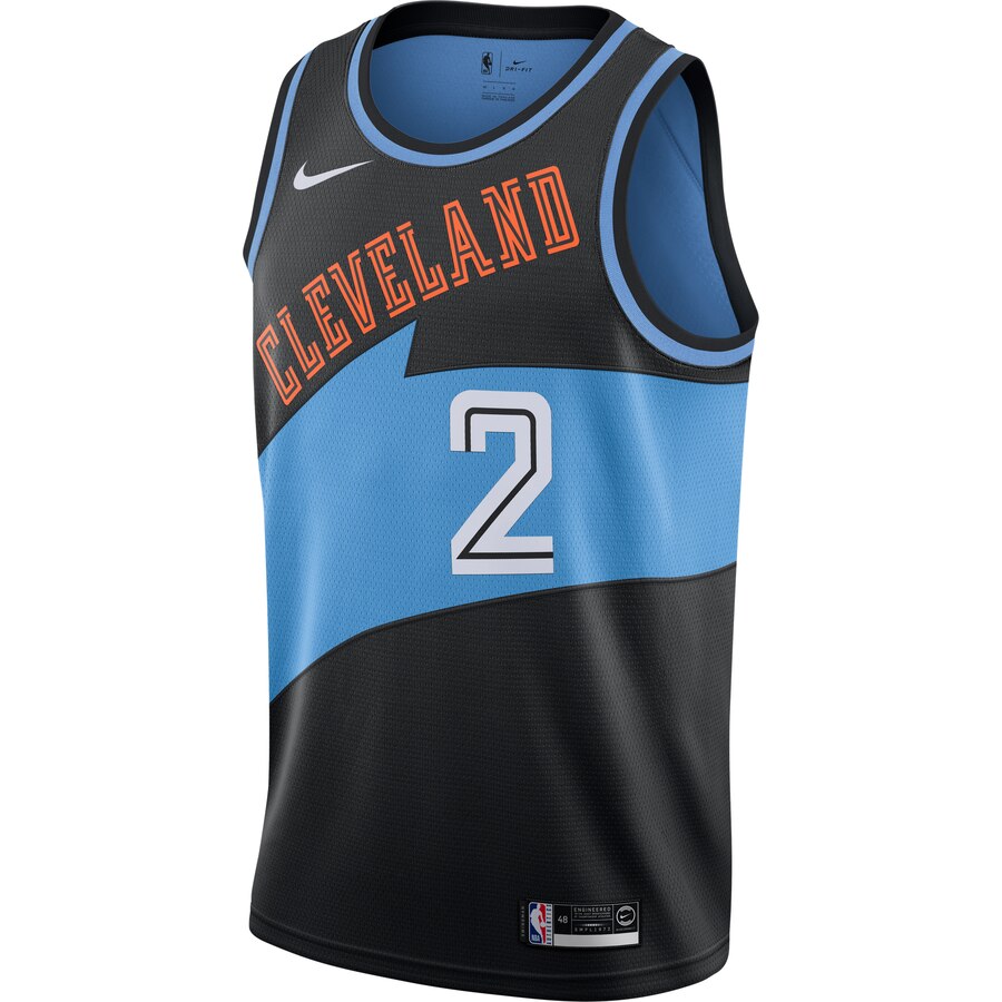 Alternative view of Collin Sexton Cleveland Cavaliers Nike Hardwood Classics Finished Swingman Jersey - Black