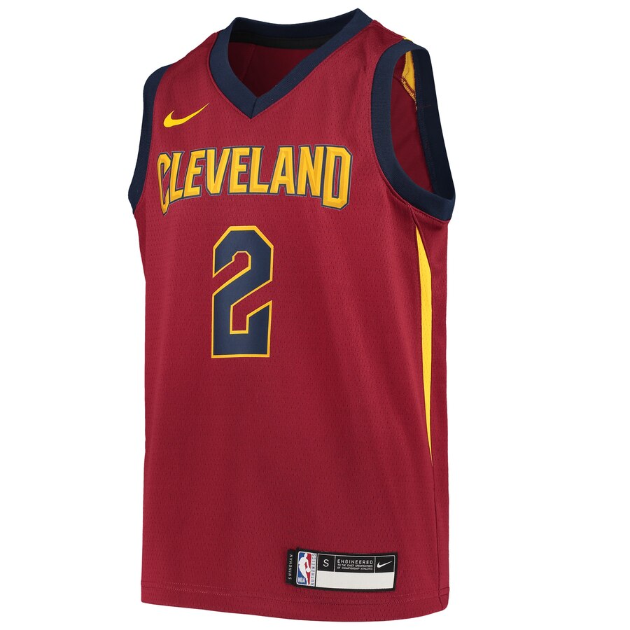 Alternative view of Collin Sexton Cleveland Cavaliers Youth Team Swingman Jersey - Icon Edition - Wine