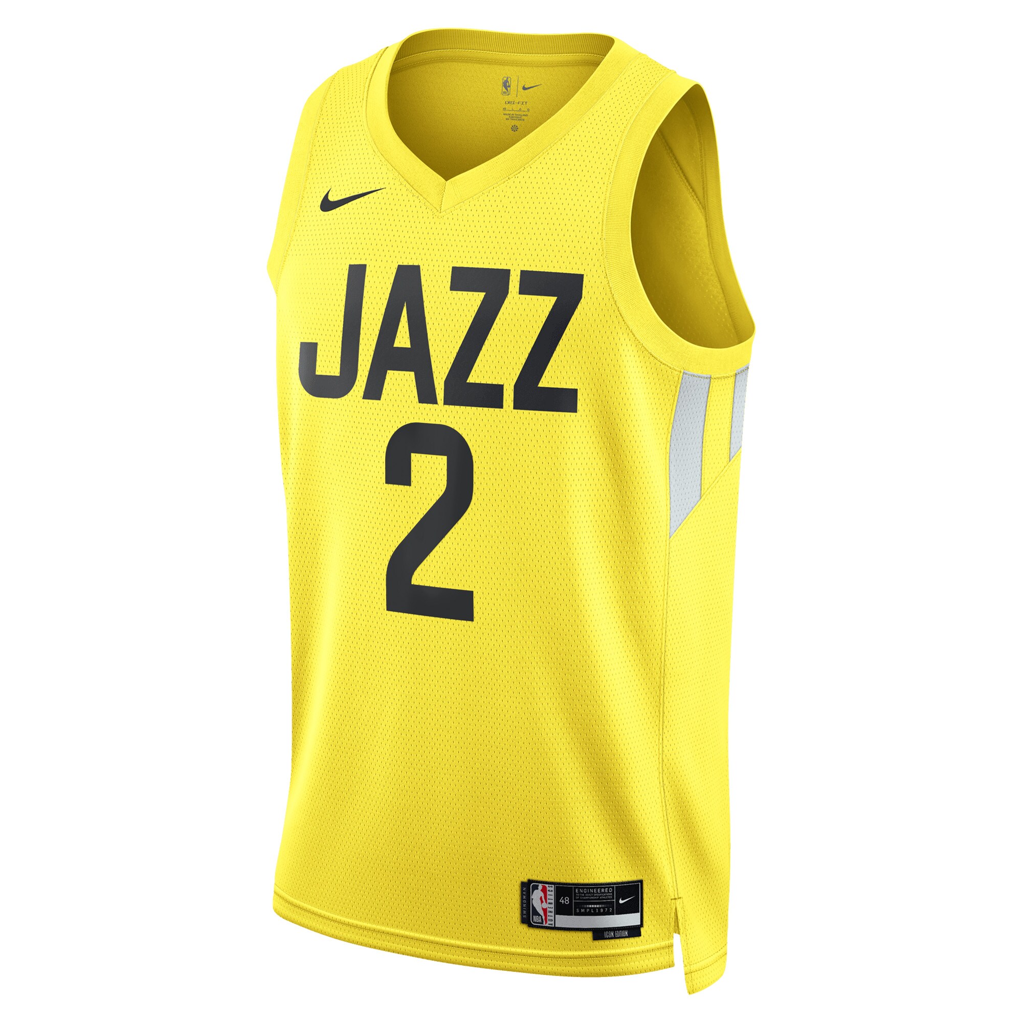 Alternative view of Collin Sexton Utah Jazz Unisex Swingman Jersey - Icon Edition - Gold