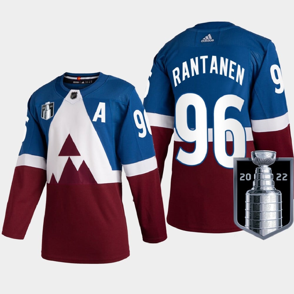 Colorado Avalanche Mikko Rantanen 96 2022 Western Champs Burgundy Jersey Stadium Series - JS367 
