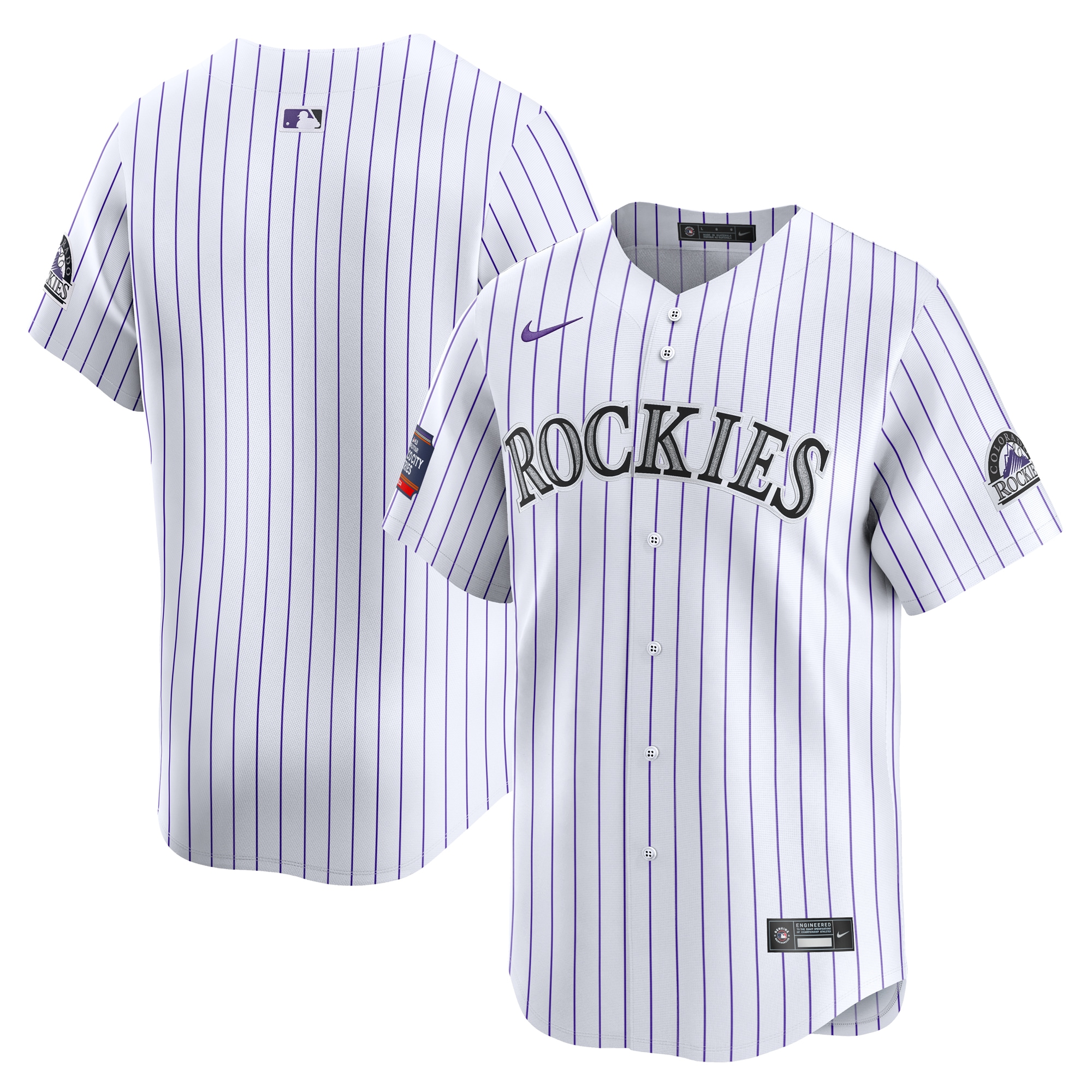 Colorado Rockies 2024 Mlb World Tour Mexico City Series Home Limited JerseyÃƒâ€šÃ‚Â ÃƒÂ¢Ã¢â€šÂ¬Ã¢â‚¬Å“ White
