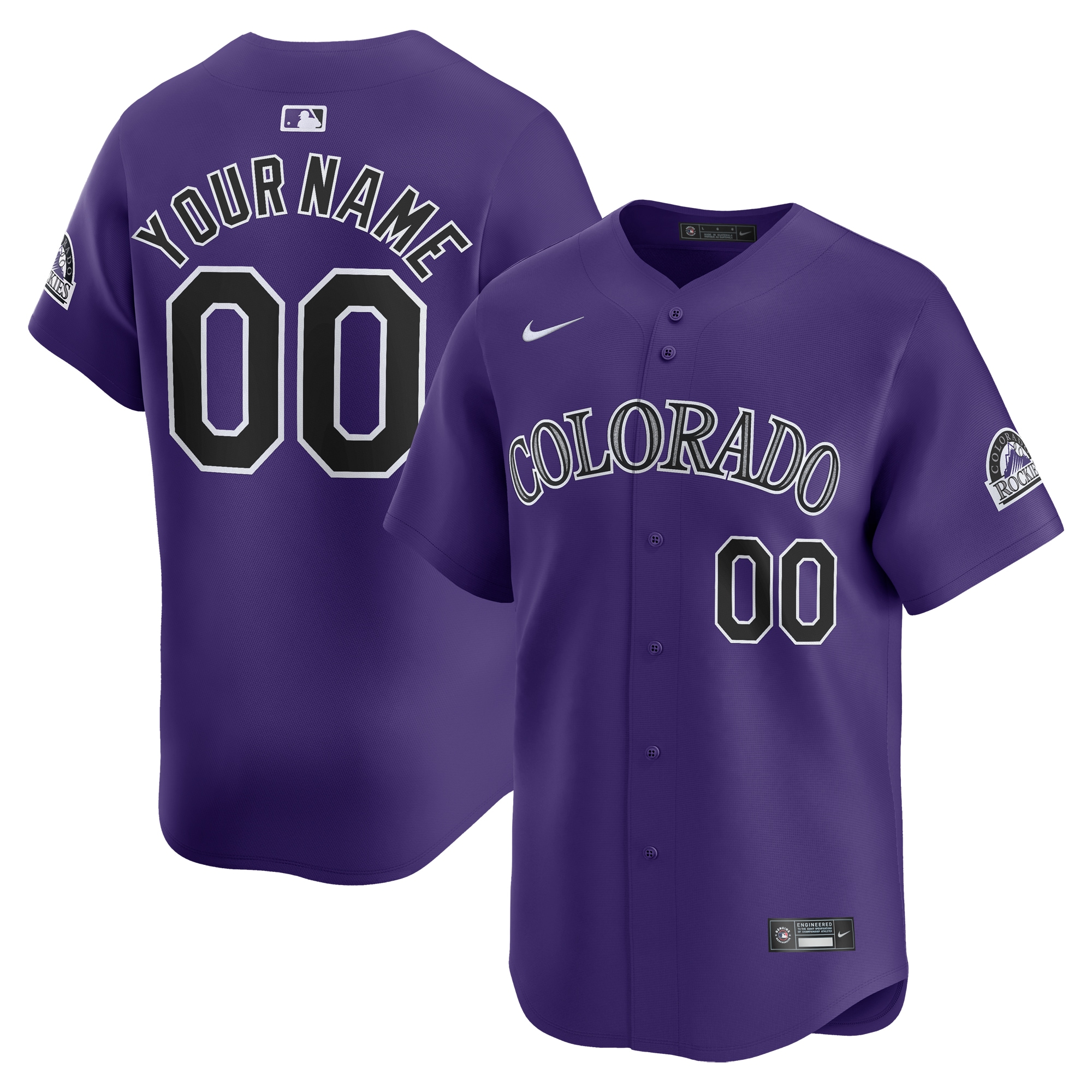 Colorado Rockies Alternate Limited Custom JerseyÃƒâ€šÃ‚Â ÃƒÂ¢Ã¢â€šÂ¬Ã¢â‚¬Å“ Purple