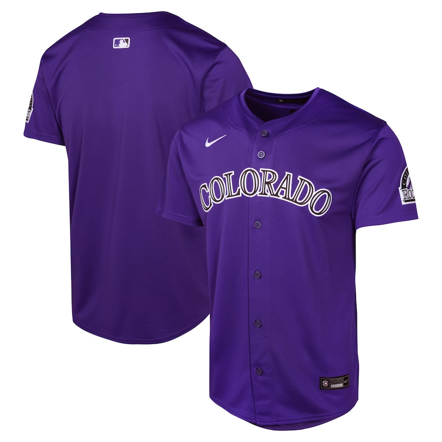 Colorado Rockies Alternate Limited YOUTH Jersey - Purple