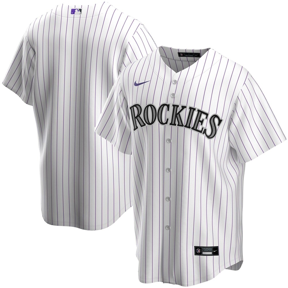 Colorado Rockies Home 2020 Team Jersey - White