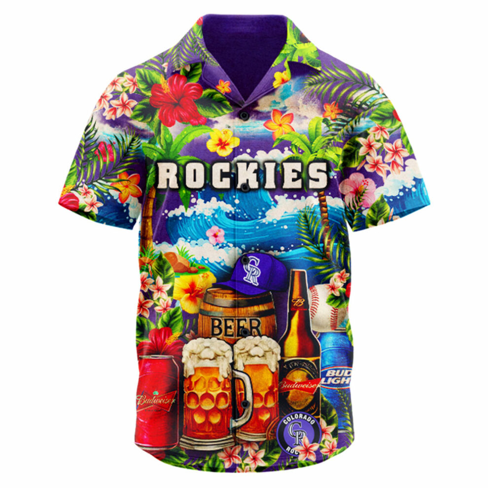 Alternative view of Colorado Rockies Mlb Hawaiian Shirt Special Edition 2025