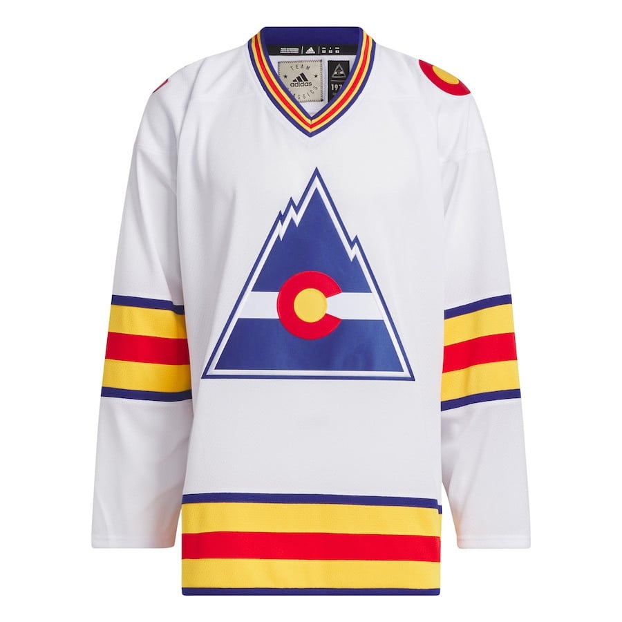 Alternative view of Colorado Rockies Team Classic Men Jersey - White