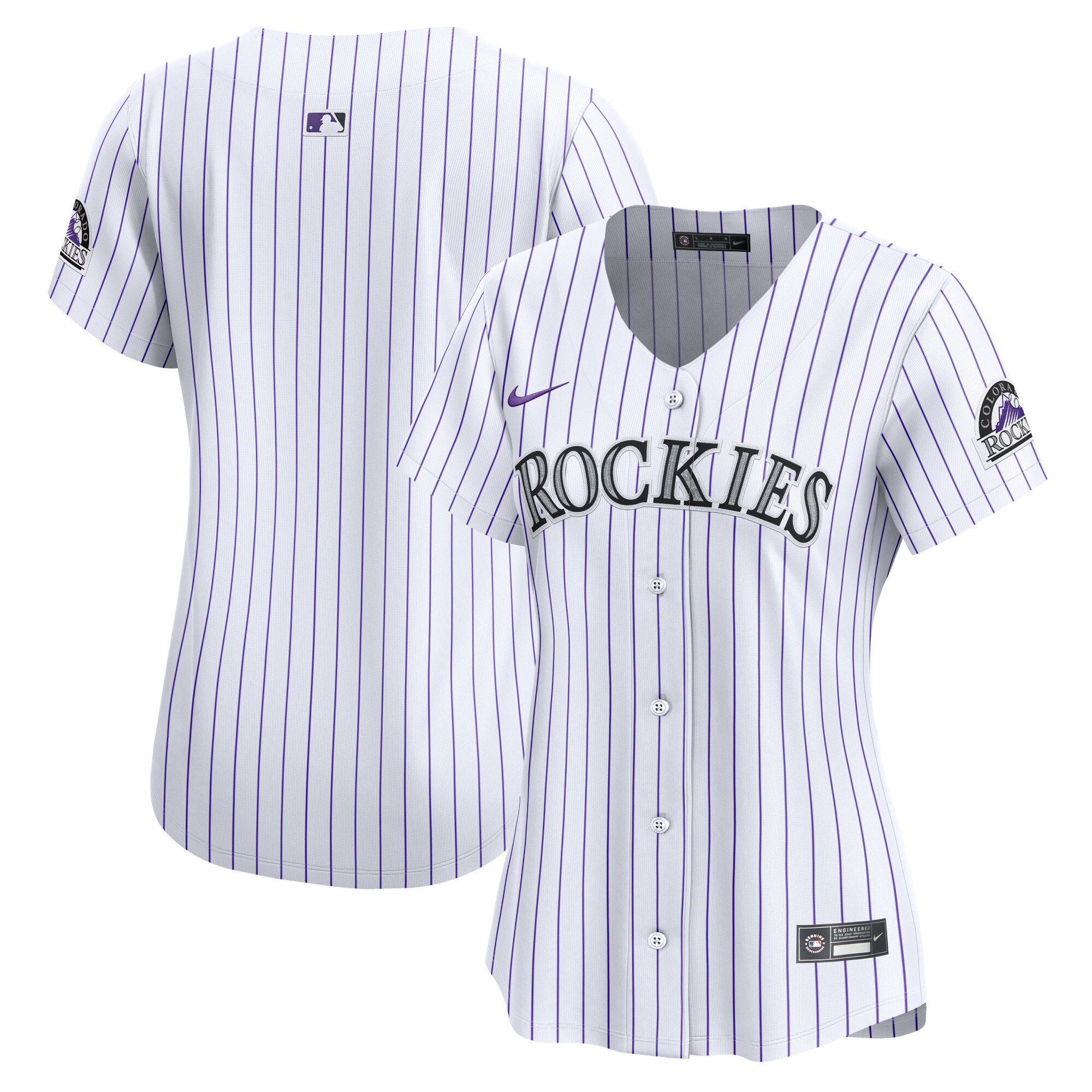 Colorado Rockies Women's Home Limited Jersey - White