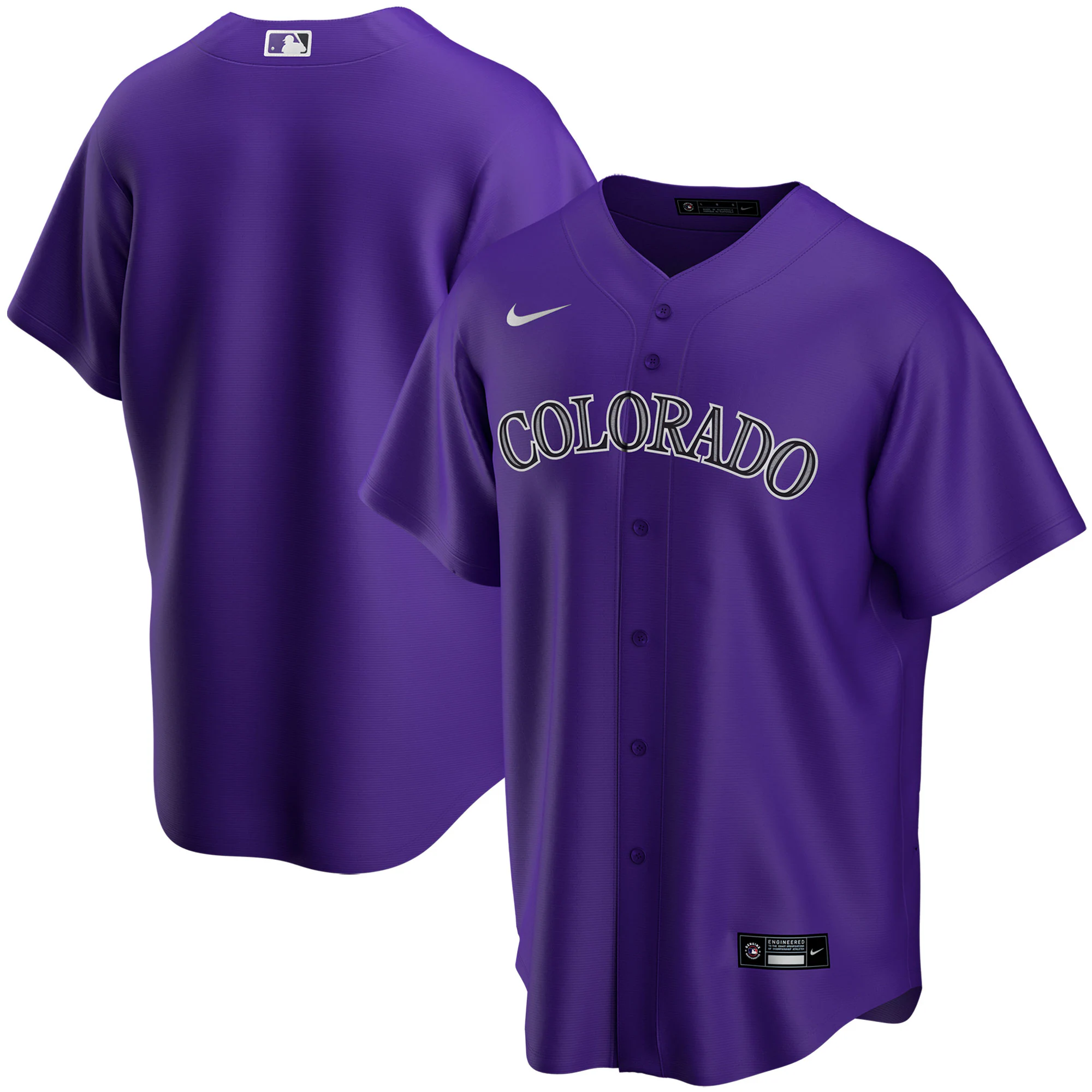 Colorado Rockies Youth Alternate Replica Team Jersey - Purple