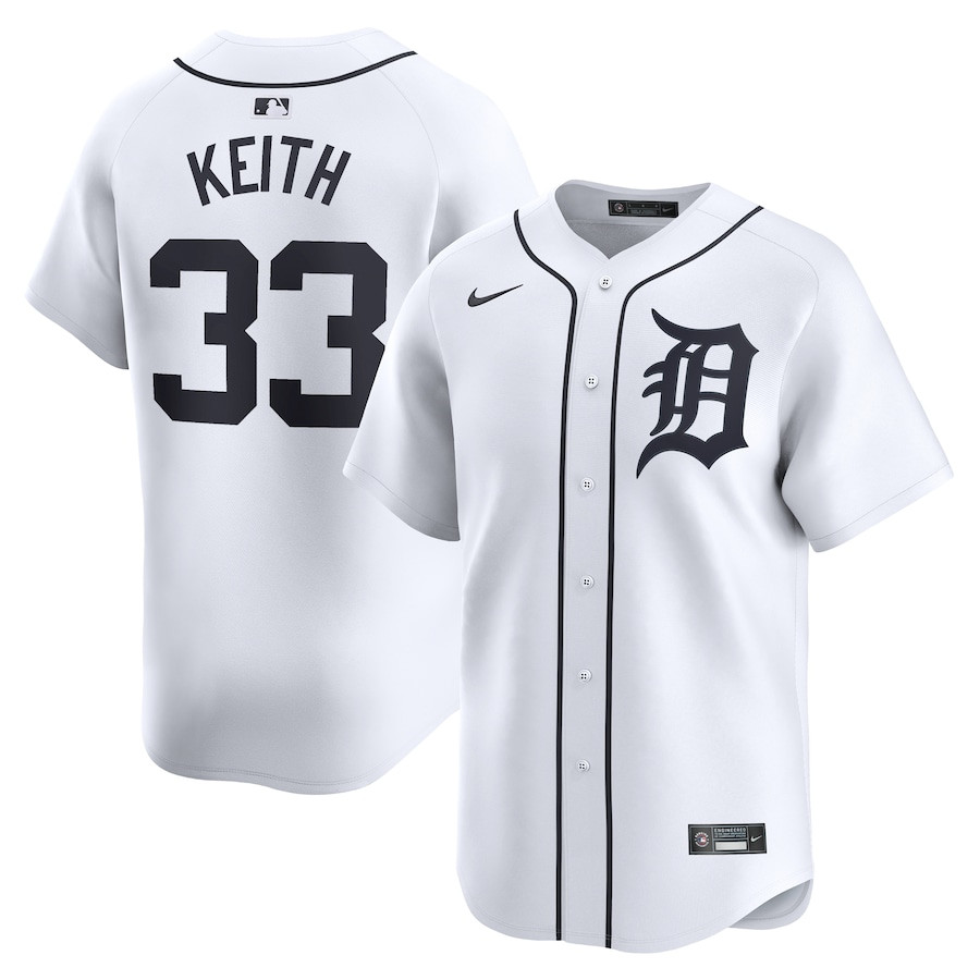 Colt Keith 33 Detroit Tigers Home Limited Men Jersey - White
