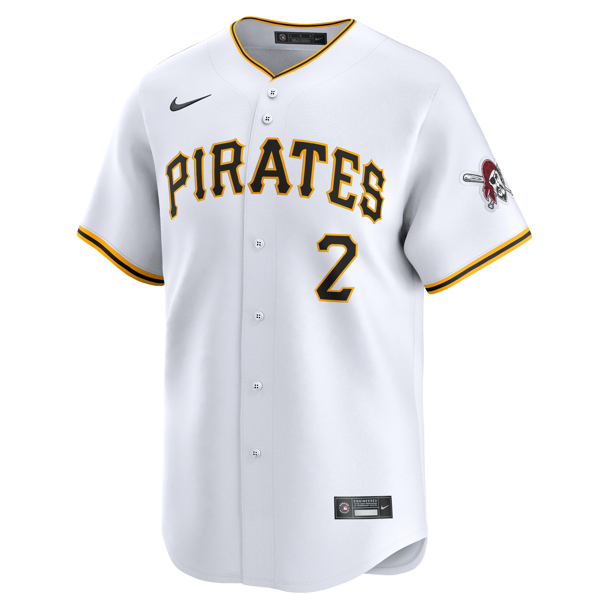 Alternative view of Connor Joe Pittsburgh Pirates Home Limited Player JerseyÃƒâ€šÃ‚Â ÃƒÂ¢Ã¢â€šÂ¬Ã¢â‚¬Å“ White