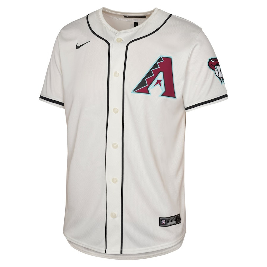 Alternative view of Corbin Carroll 7 Arizona Diamondbacks Home Limited Player YOUTH Jersey - White