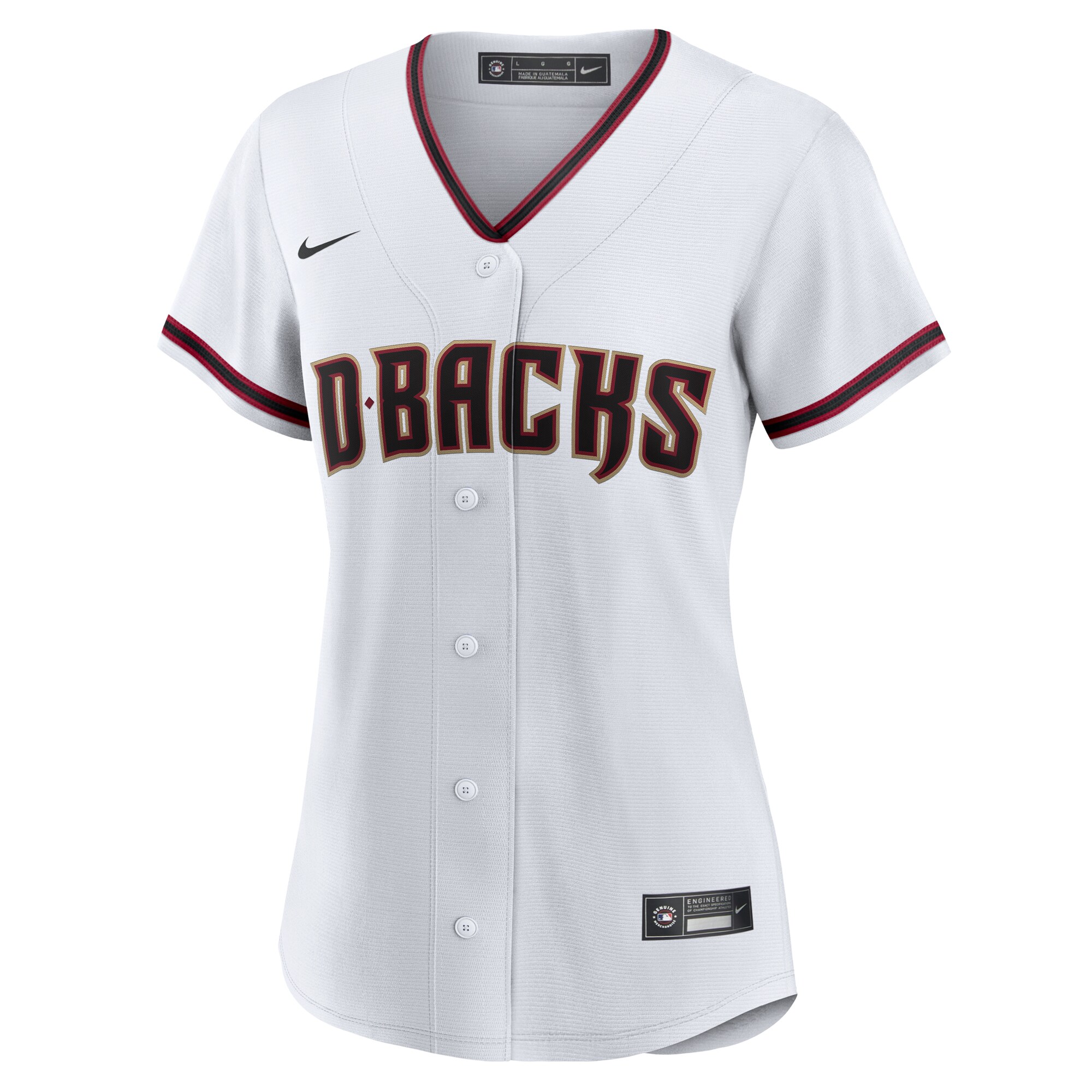Alternative view of Corbin Carroll Arizona Diamondbacks Women's Home Replica Player Jersey - White