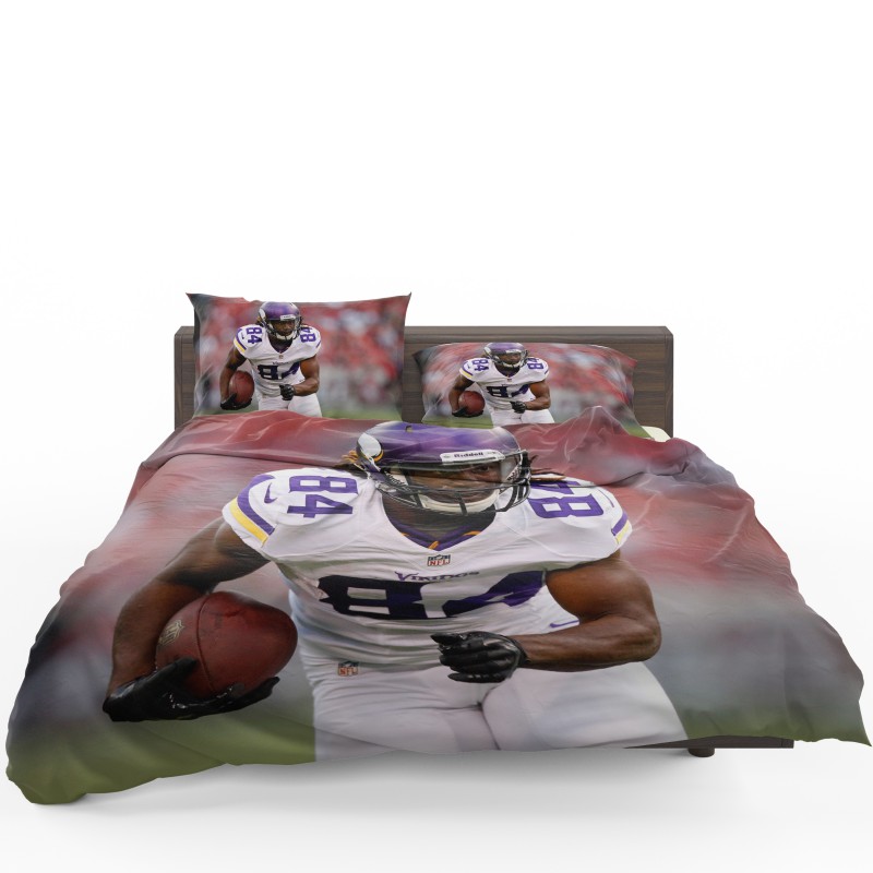 Alternative view of Cordarrelle Patterson Nfl Minnesota Vikings Bedding Set - Custom Bedding Set
