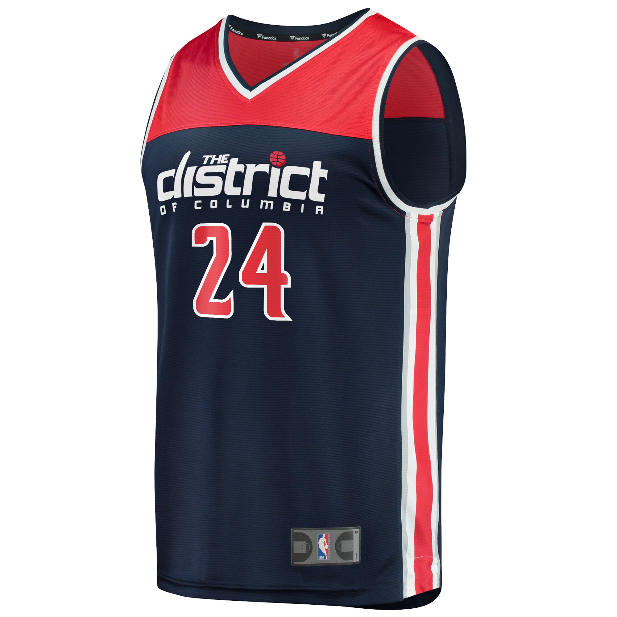 Alternative view of Corey Kispert Washington Wizards Fanatics Fast Break Replica Player Jersey - Statement Edition - Navy
