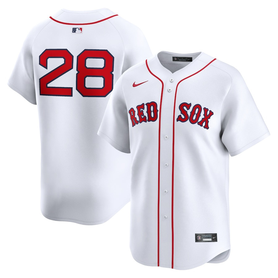 Corey Kluber 28 Boston Red Sox Home Limited Player Men Jersey - White