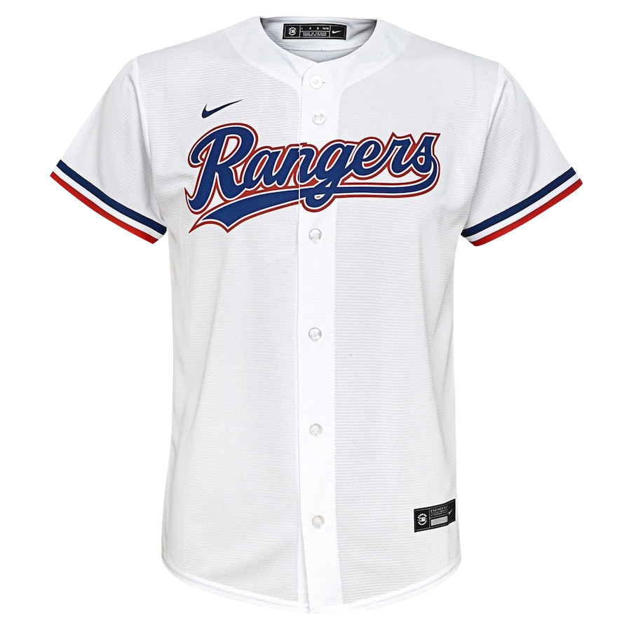 Alternative view of Corey Seager 5 Texas Rangers Journey 2023 Home Player YOUTH Jersey - White - JS195 