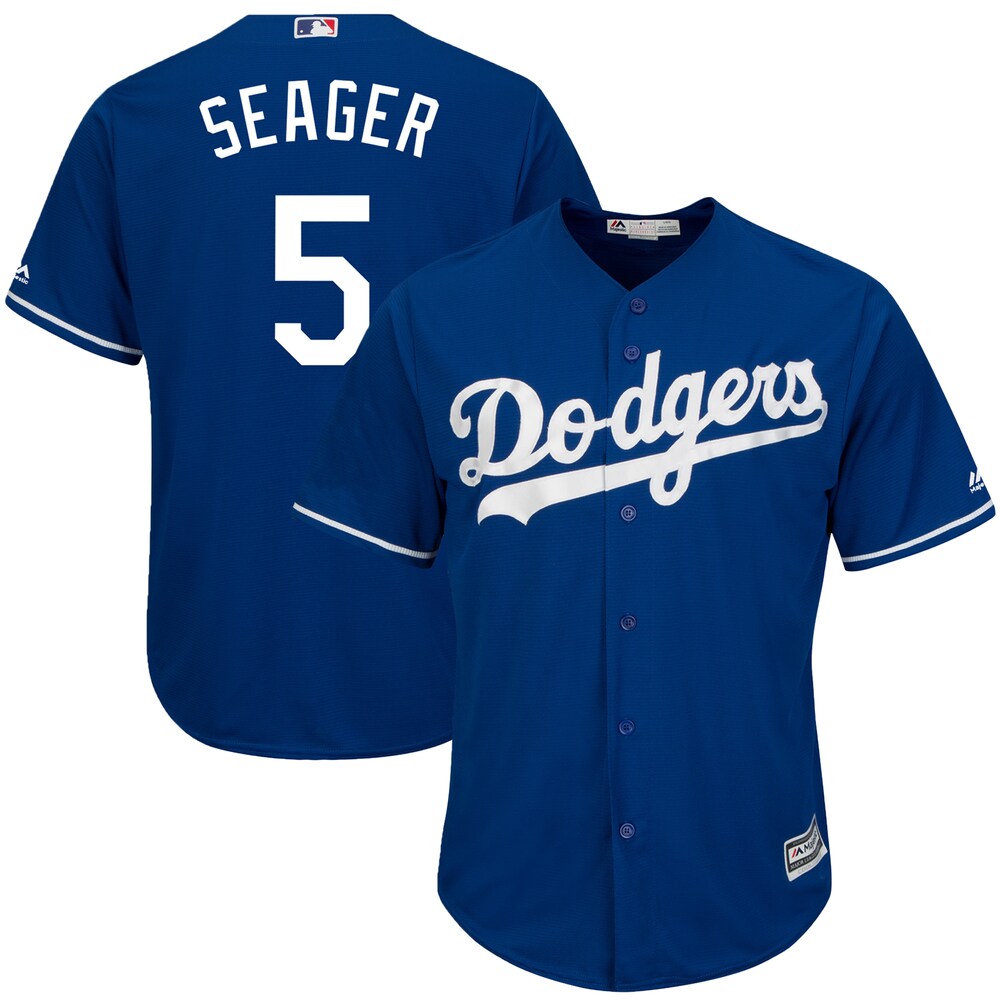 Corey Seager Los Angeles Dodgers Majestic Big & Tall Alternate Cool Base Player Jersey - Royal