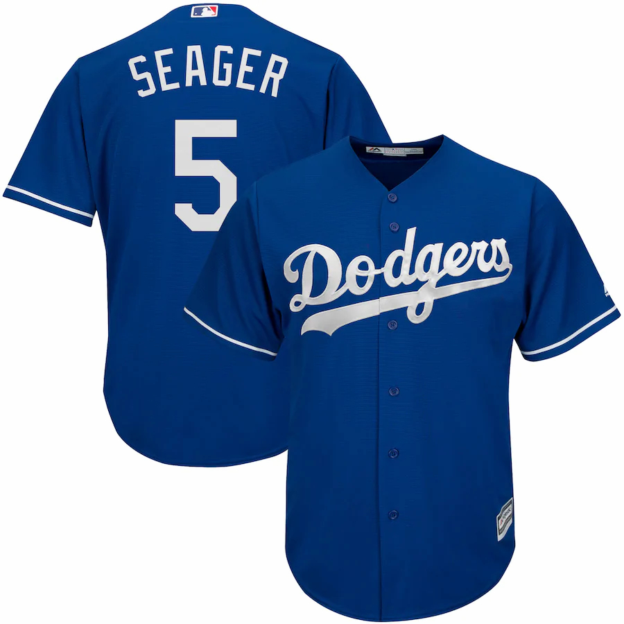 Corey Seager Los Angeles Dodgers Majestic Fashion Official Cool Base Player Jersey – Royal