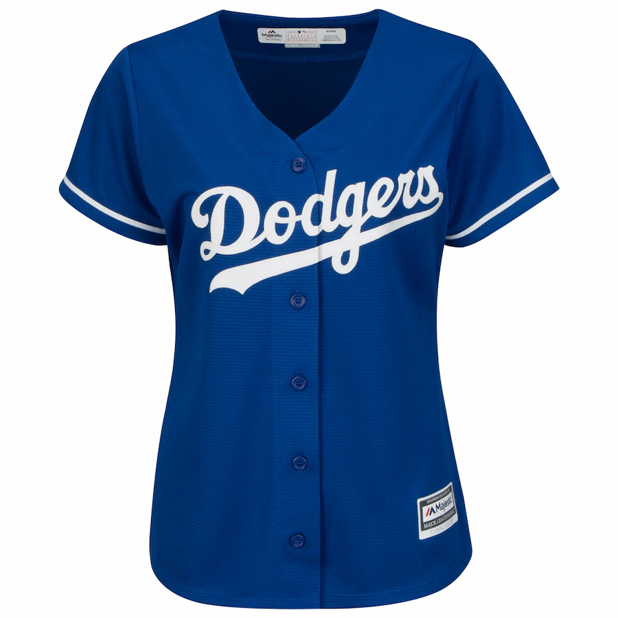 Alternative view of Corey Seager Los Angeles Dodgers Majestic Women's Cool Base Player Jersey -royal