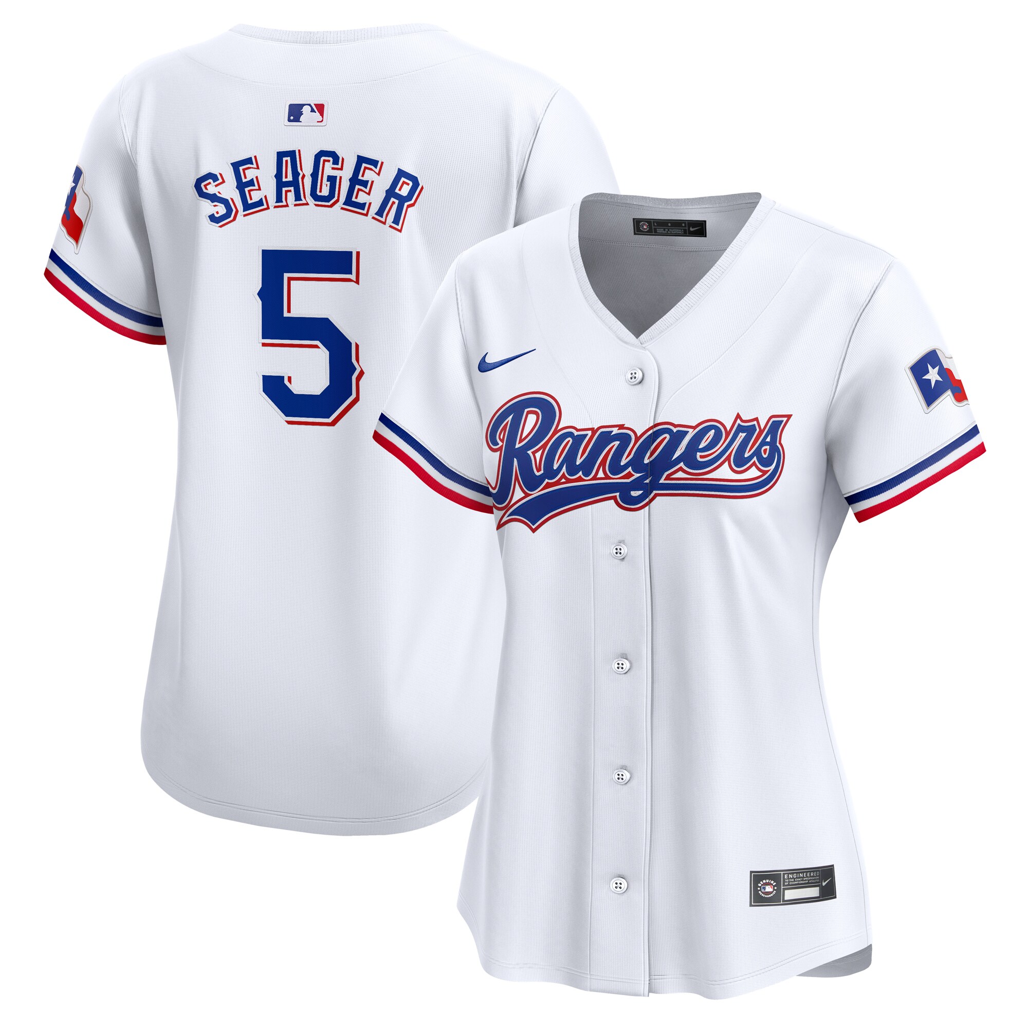 Corey Seager Texas Rangers Women's Home Limited Player Jersey - White