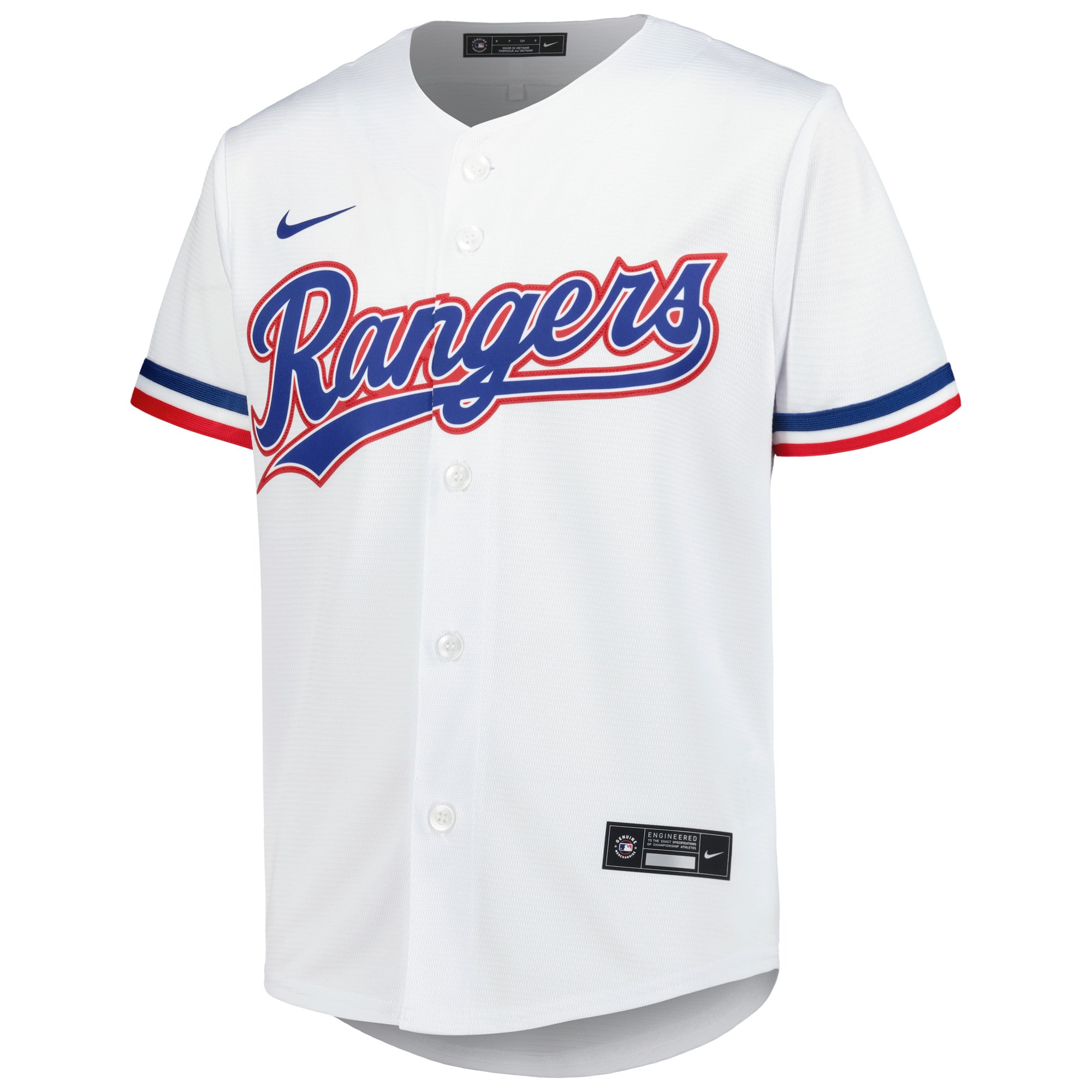 Alternative view of Corey Seager Texas Rangers Youth Home Replica Player Jersey - White