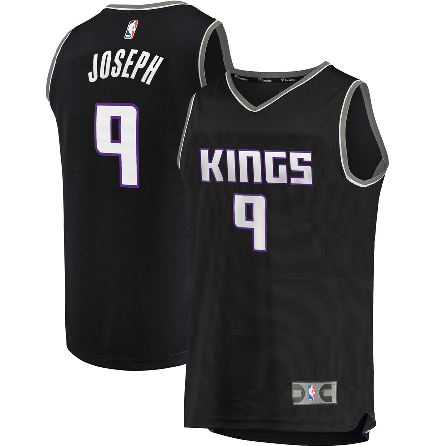 Cory Joseph Sacramento Kings Fanatics Branded Youth Fast Break Replica Player Jersey - Statement Edition - Black