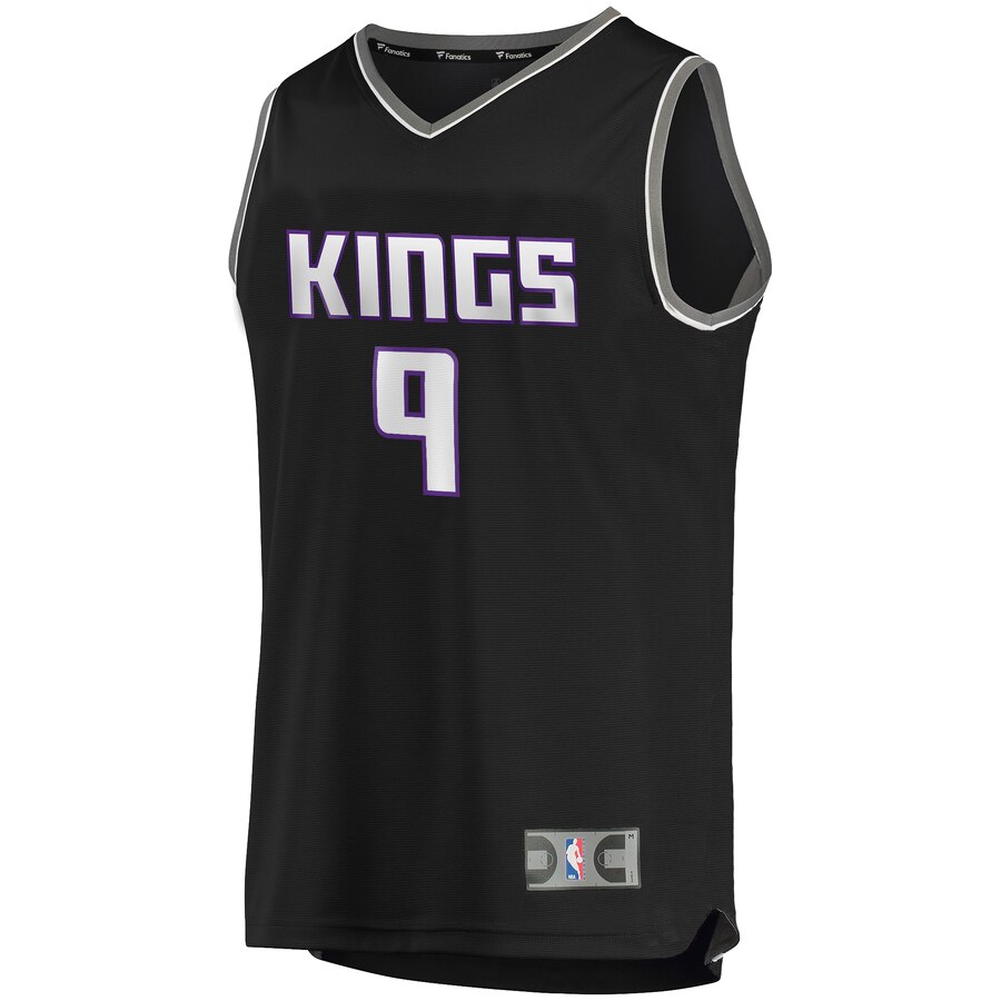Alternative view of Cory Joseph Sacramento Kings Fanatics Branded Youth Fast Break Replica Player Jersey - Statement Edition - Black