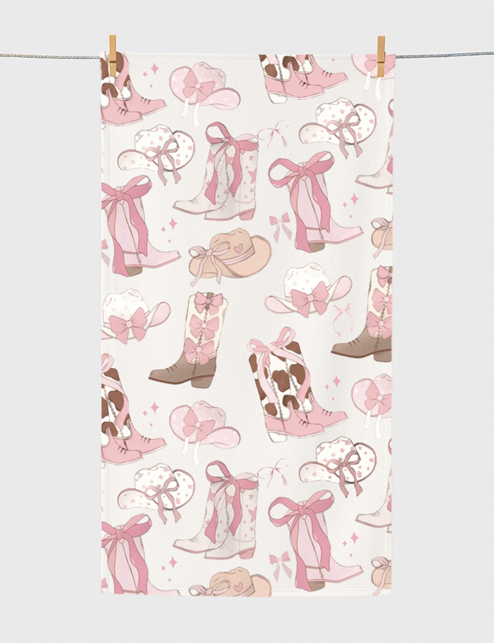 Cowgirl Coquette Beach Towel
