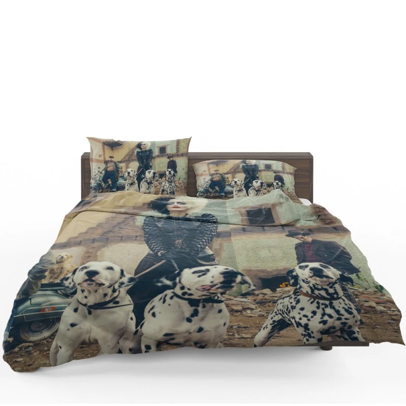 Cruella Movie Emma Stone Bedding Set - Custom Bedding Set