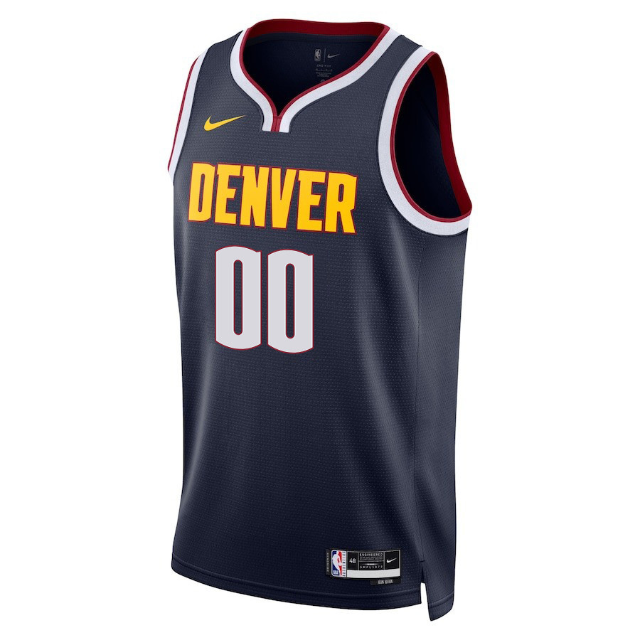 Alternative view of Custom 00 Denver Nuggets Final Champions 2023 Swingman YOUTH Jersey - Black - JS758 