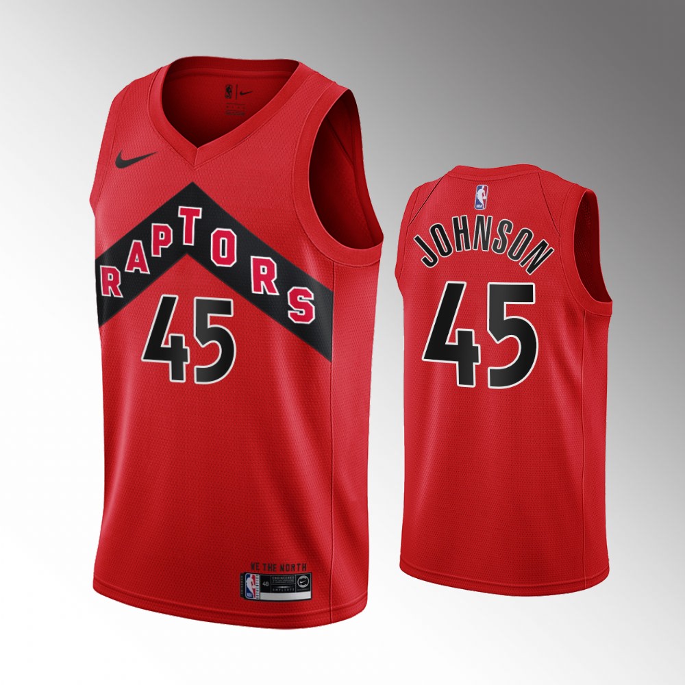 Dalano Banton Toronto Raptors 2021 Icon Edition Red 2021 Nba Draft Jersey