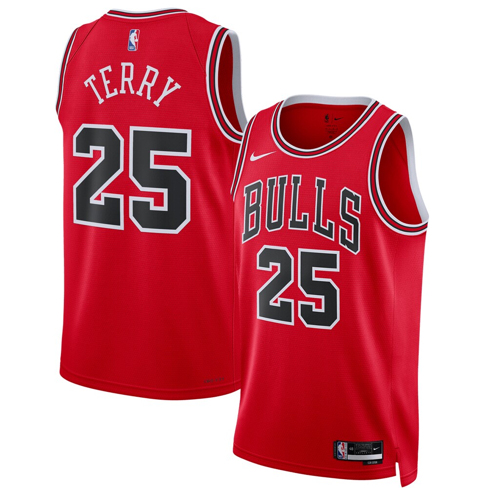 Alternative view of Dalen Terry Chicago Bulls Unisex 2022 Nba Draft First Round Pick Swingman Jersey – Icon Edition – Red