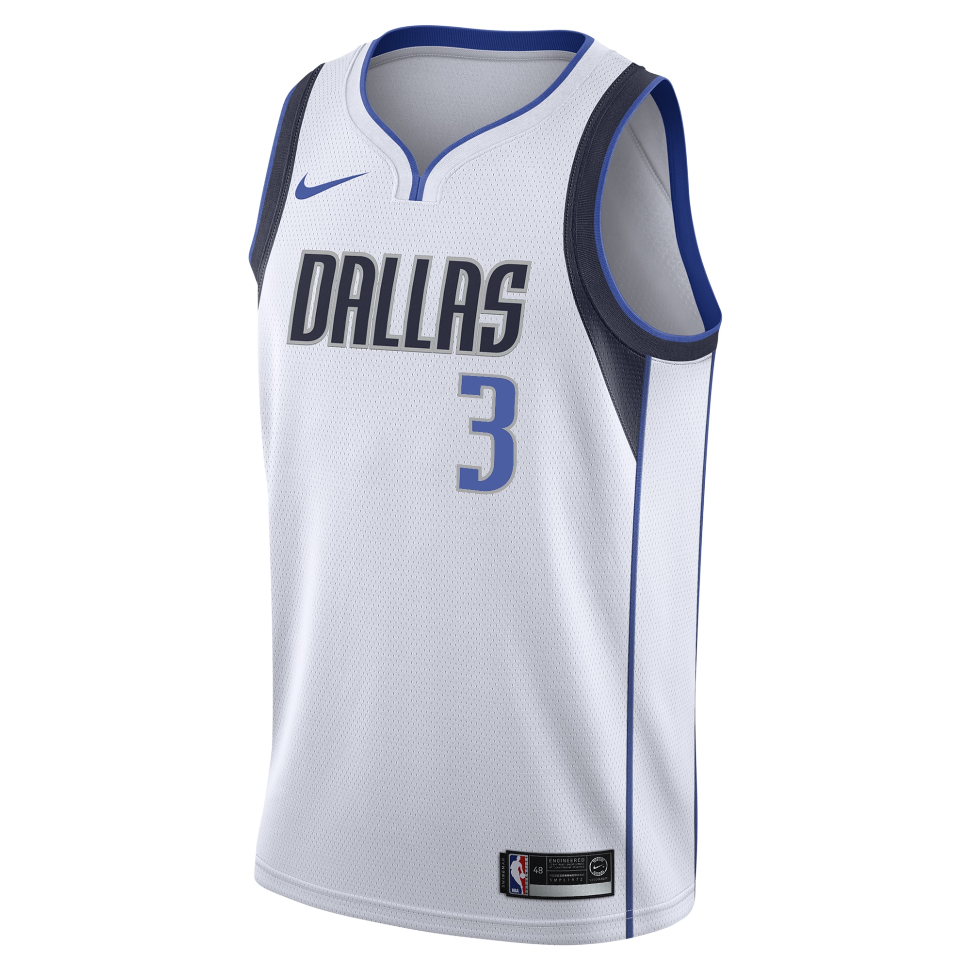 Alternative view of Dallas Mavericks Association Edition Swingman Jersey - White - Anthony Davis - Mens - JS371 