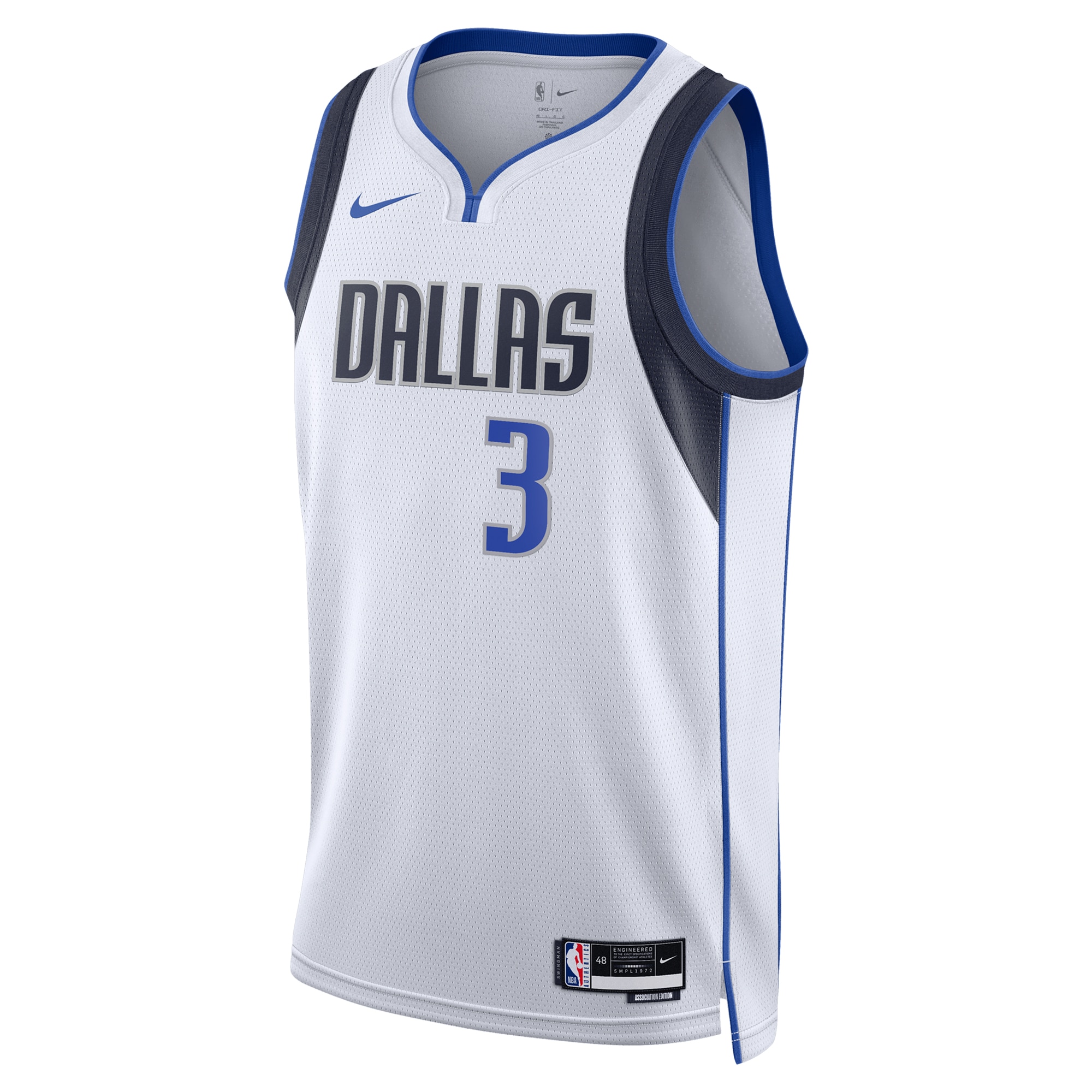 Alternative view of Dallas Mavericks Association Edition Swingman Jersey - White - Anthony Davis - Unisex - JS794 