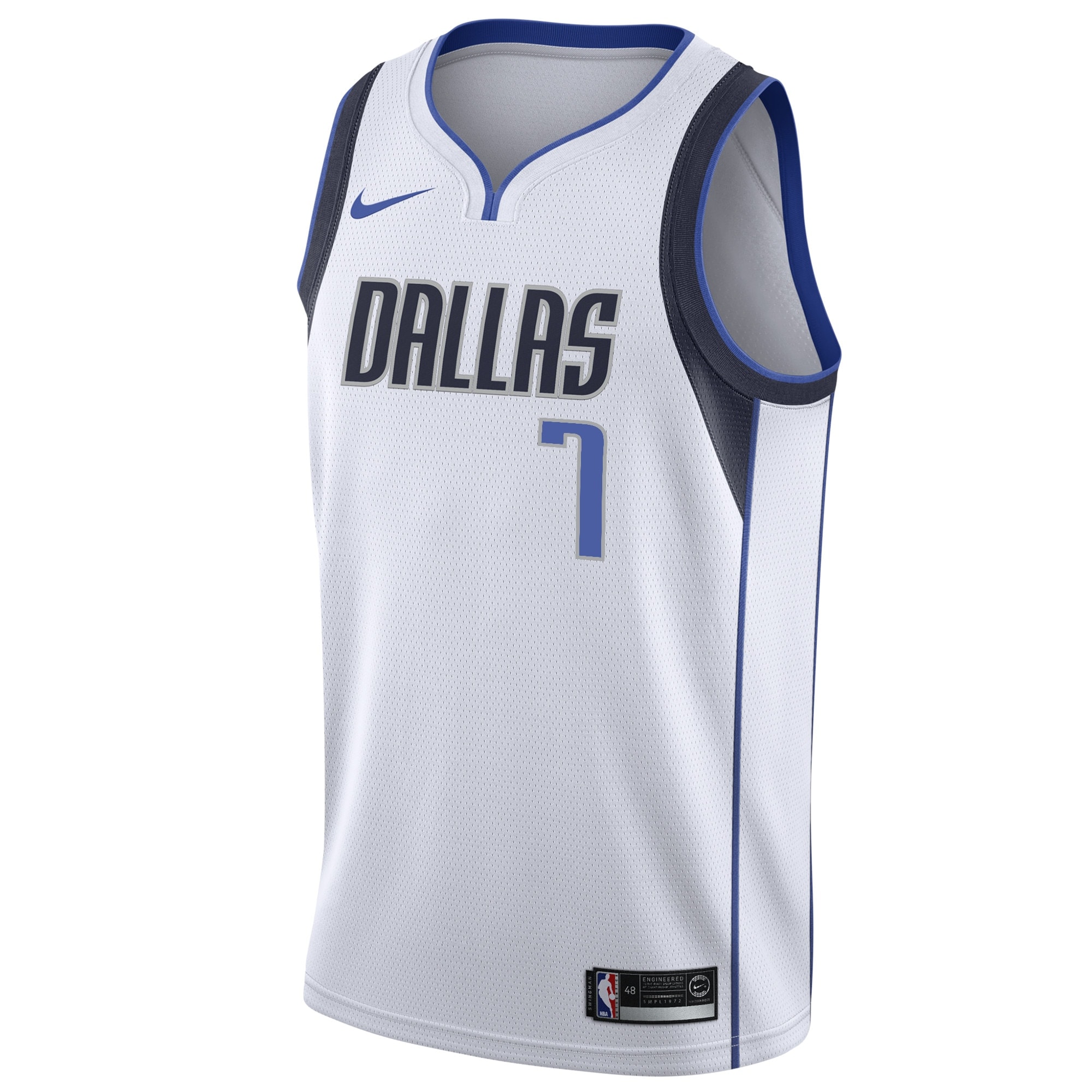 Dallas Mavericks Association Edition Swingman Jersey - White - Dwight Powell - Mens - JS574 
