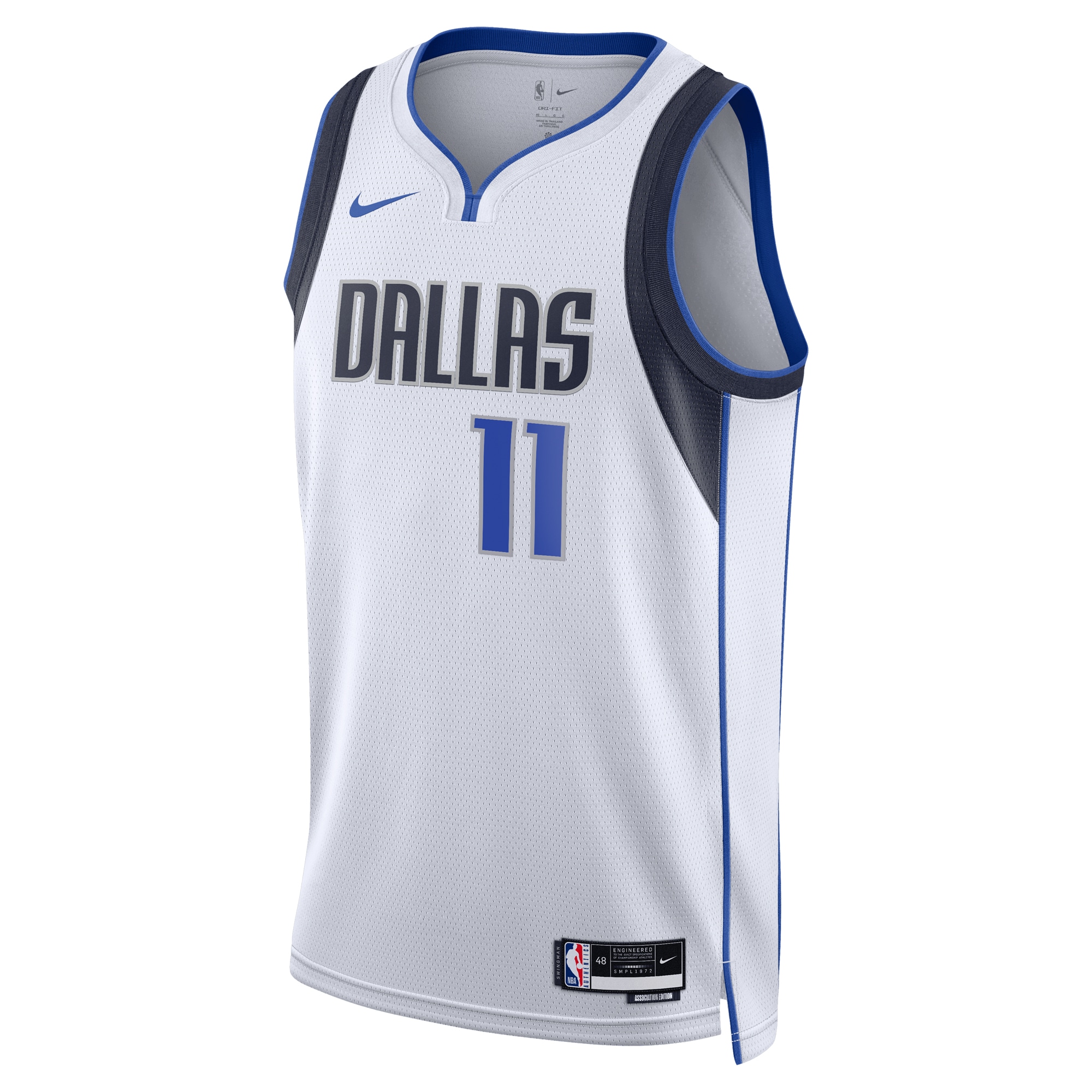 Alternative view of Dallas Mavericks Association Edition Swingman Jersey - White - Kyrie Irving - Unisex - JS628 
