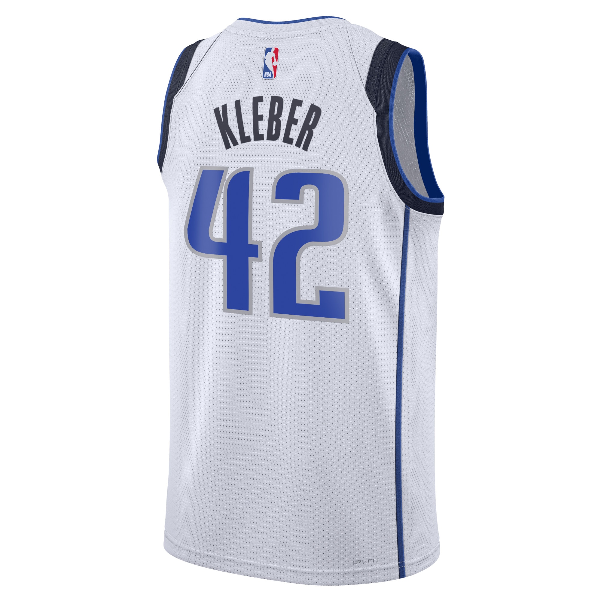 Alternative view of Dallas Mavericks Association Edition Swingman Jersey - White - Maximillian Kleber - Unisex - JS592 