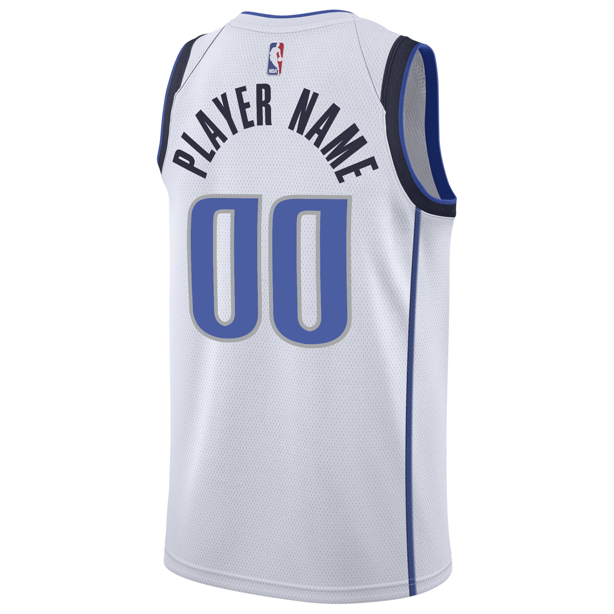 Alternative view of Dallas Mavericks Association Swingman Jersey - Custom - Mens - JS611 